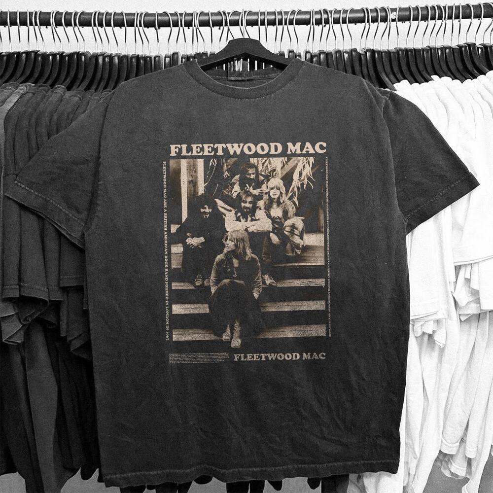Black Fleetwood Mac Band Tee